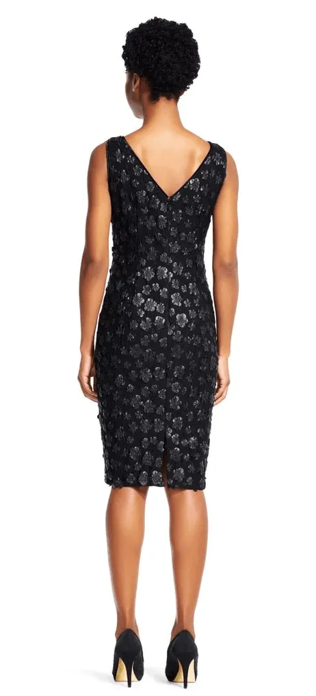 Adrianna Papell AP1E200023 Short Sleeveless Cocktail Party Dress