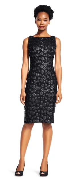 Adrianna Papell AP1E200023 Short Sleeveless Cocktail Party Dress