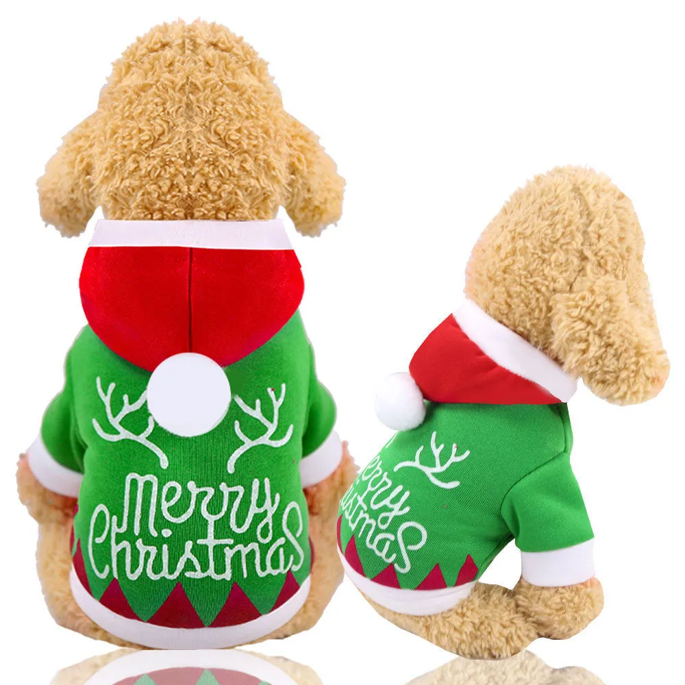 Amy Fashion - Christmas Dog's Funny Clothes & Sweater