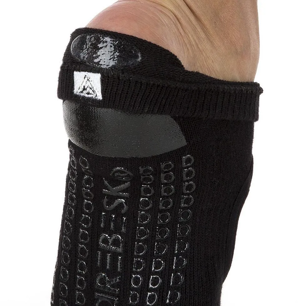 Arebesk Fishnet Grip Socks - Black White (Barre / Pilates)