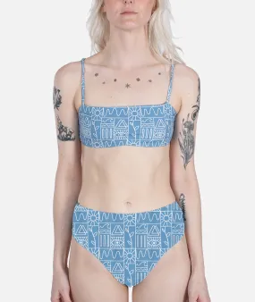 Aria Swim Top - Blue