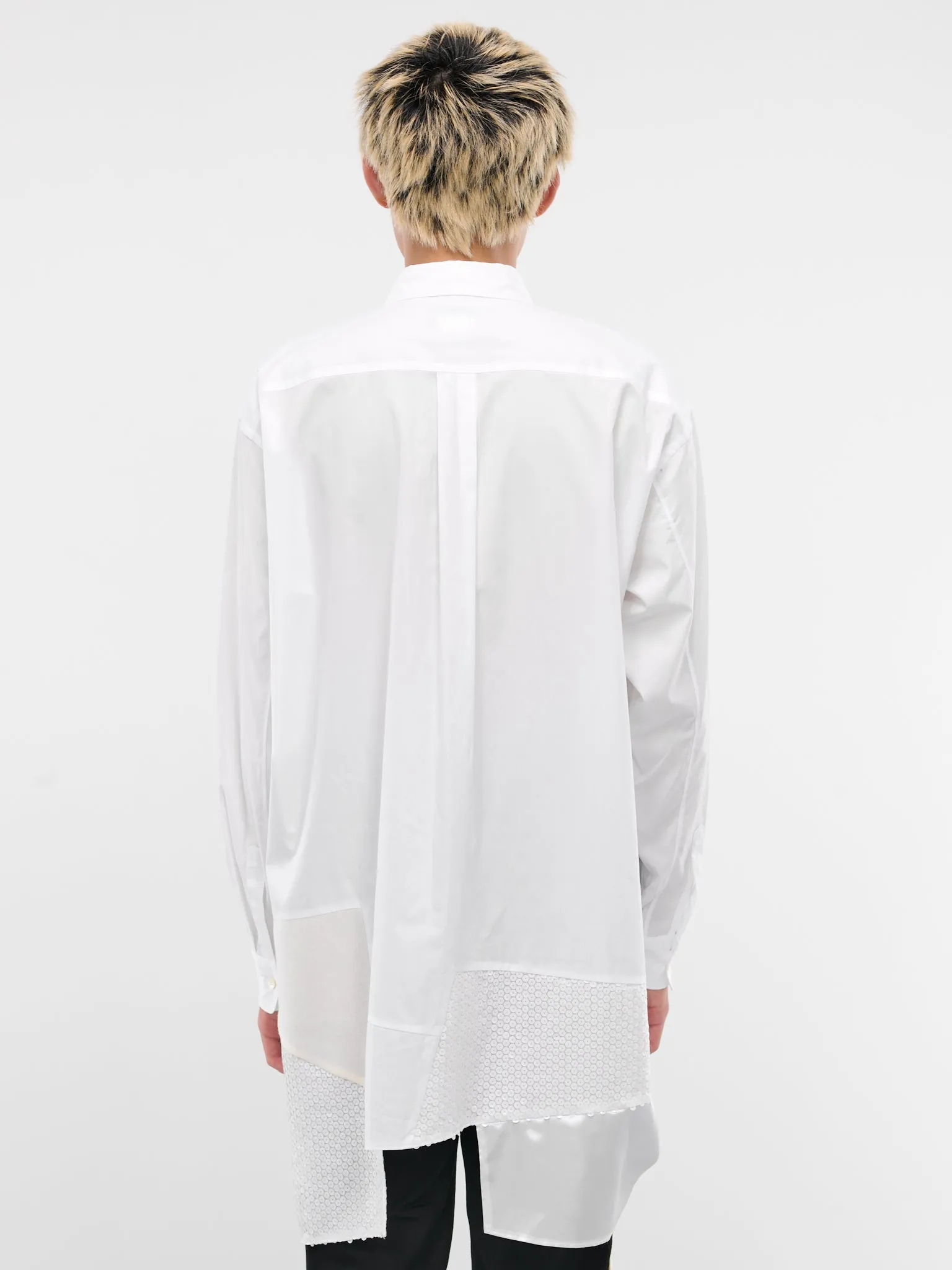 Asymmetric Shirt (PN-B008-051-WHITE)