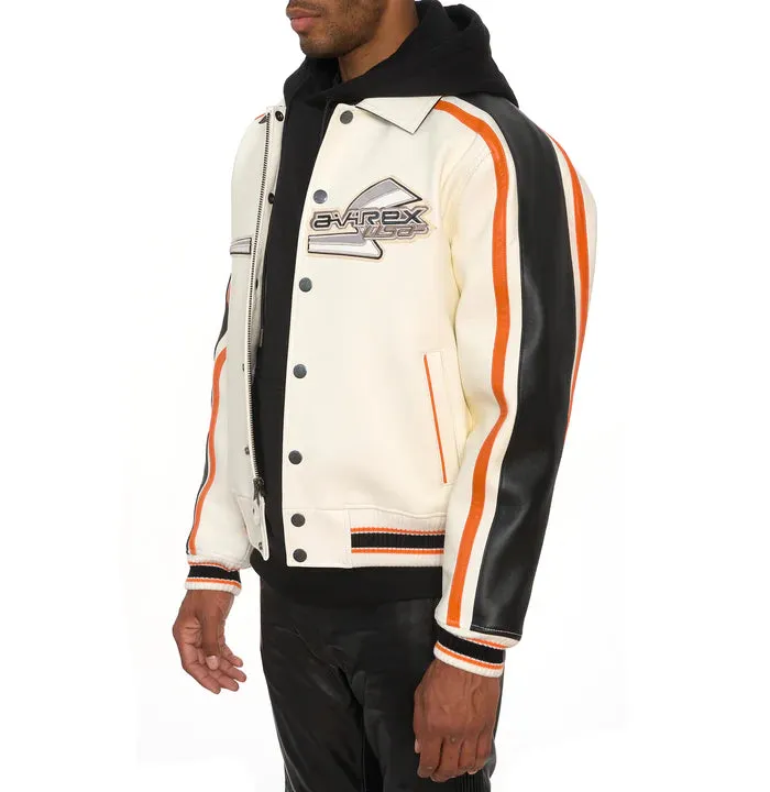 AVIREX  CITY RACER JACKET  'SNOW WHITE'