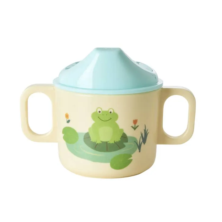 Baby Dinner Set in Gift Box Frog Print 4 pcs.