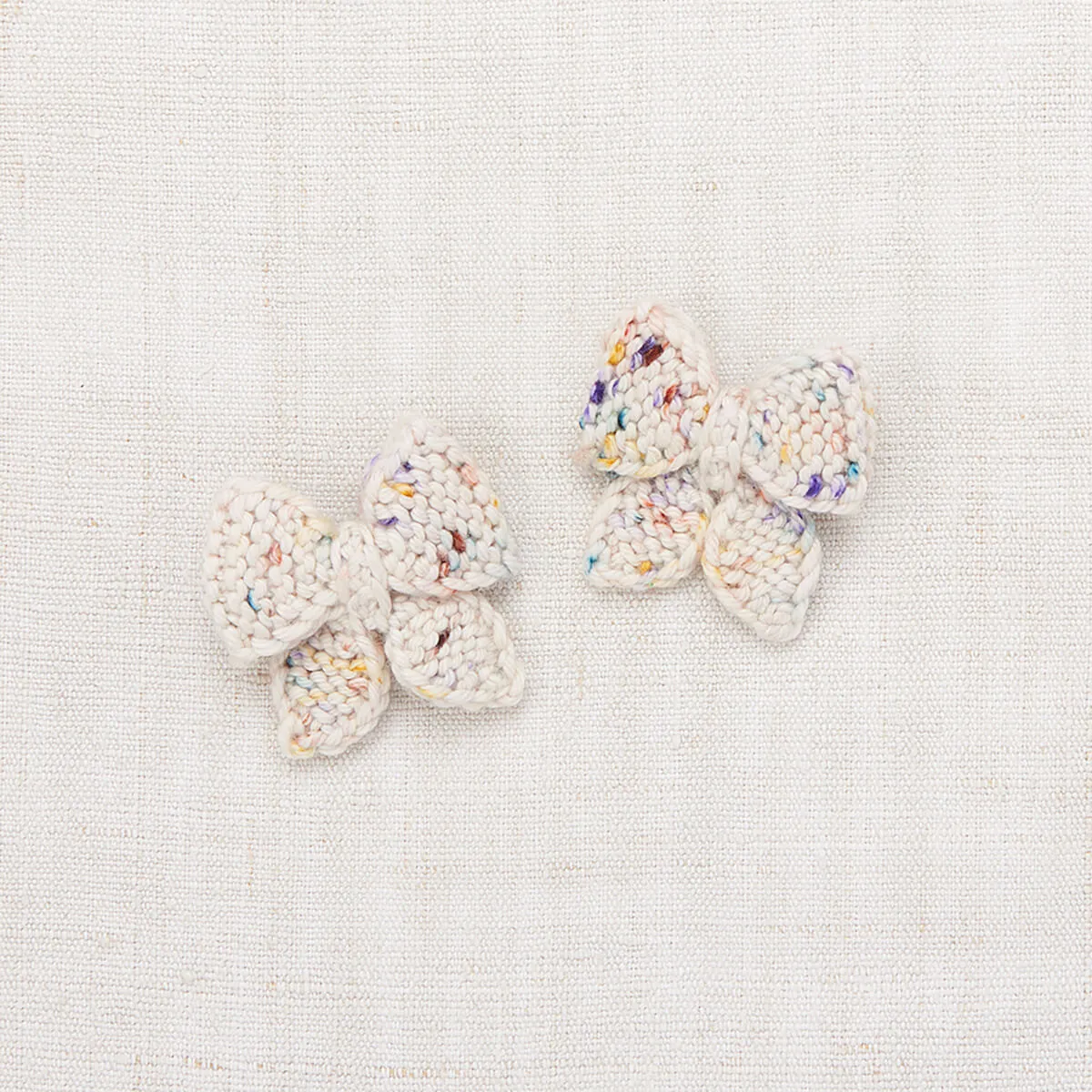 Baby Puff Bow Set in Iris Confetti by Misha & Puff