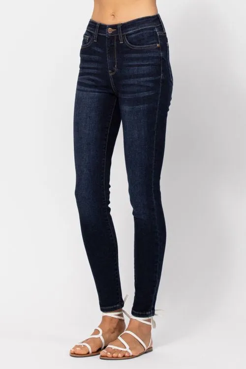 Back to the Basics Judy Blue Dark Wash Skinny Jeans