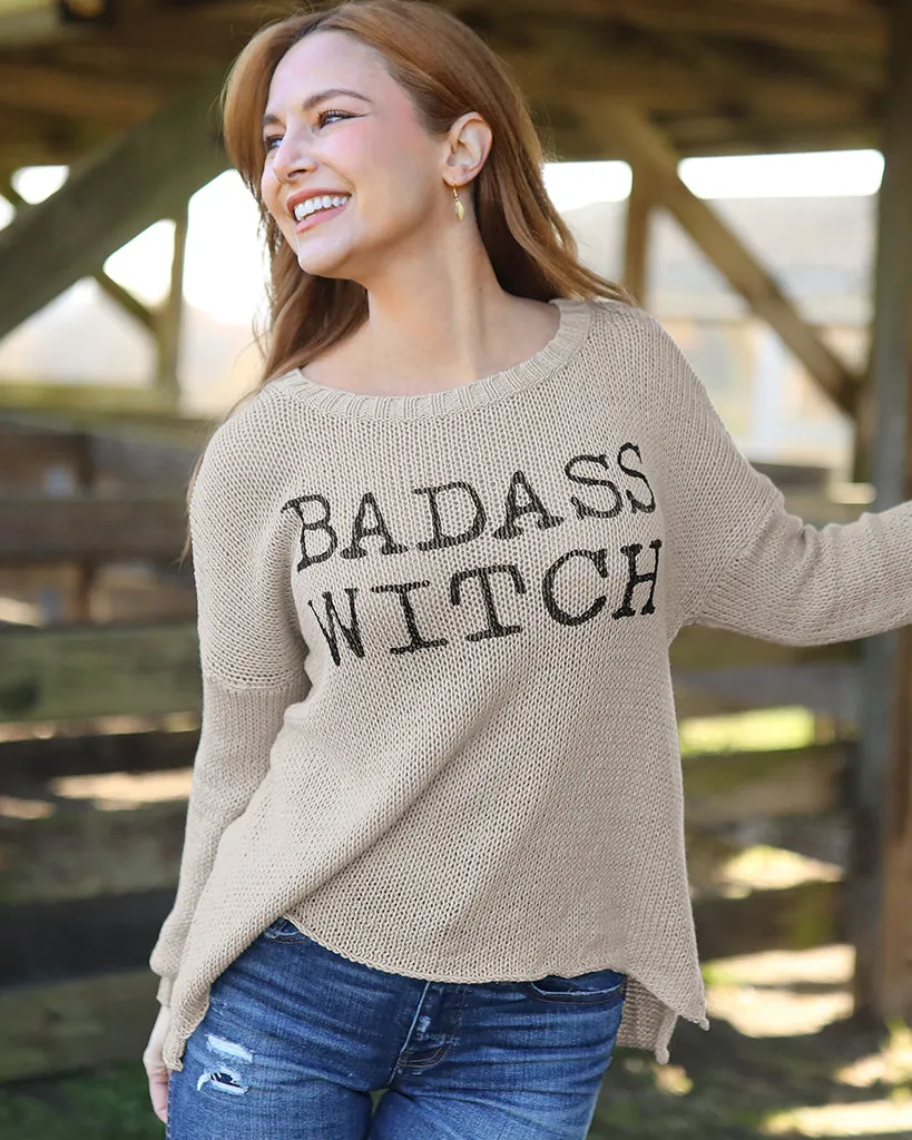 BADASS WITCH CREW COTTON