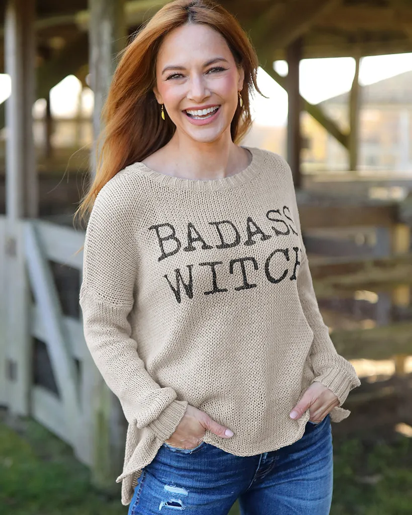 BADASS WITCH CREW COTTON