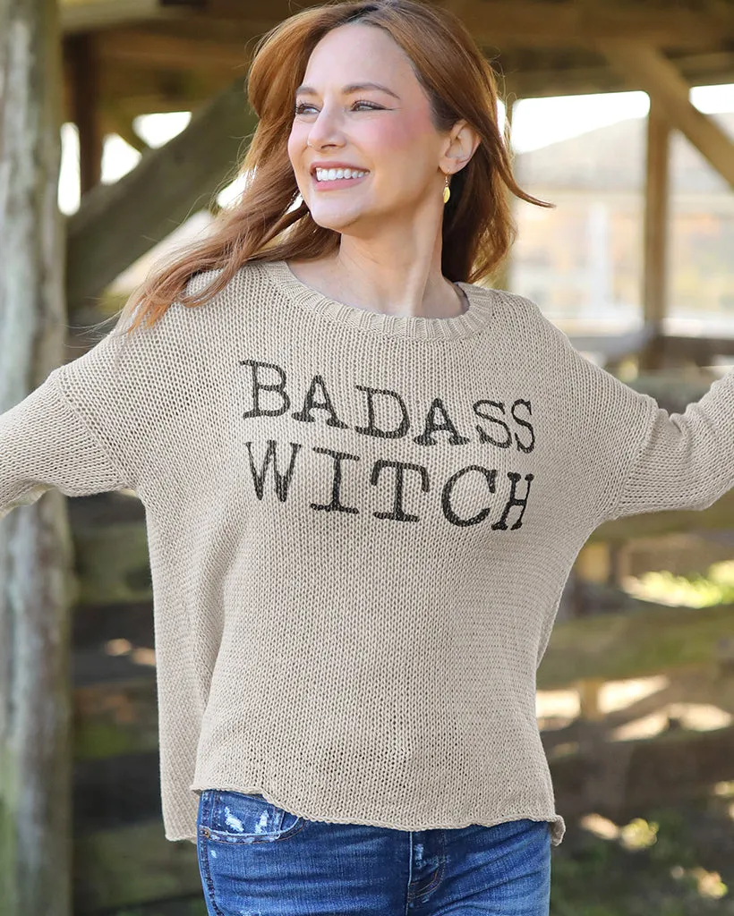 BADASS WITCH CREW COTTON