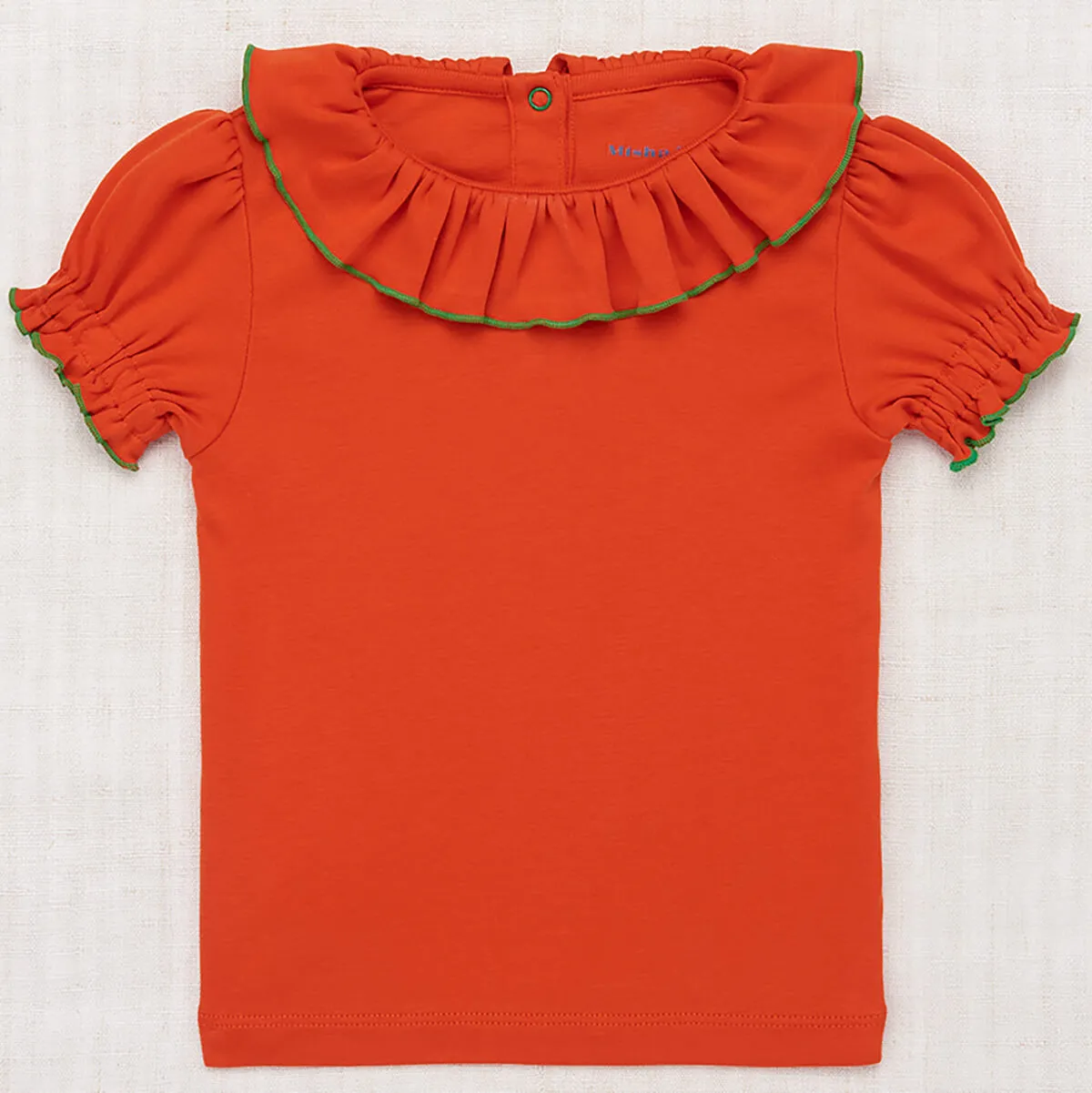 Balloon Sleeve Paloma Tee in Tomato by Misha & Puff