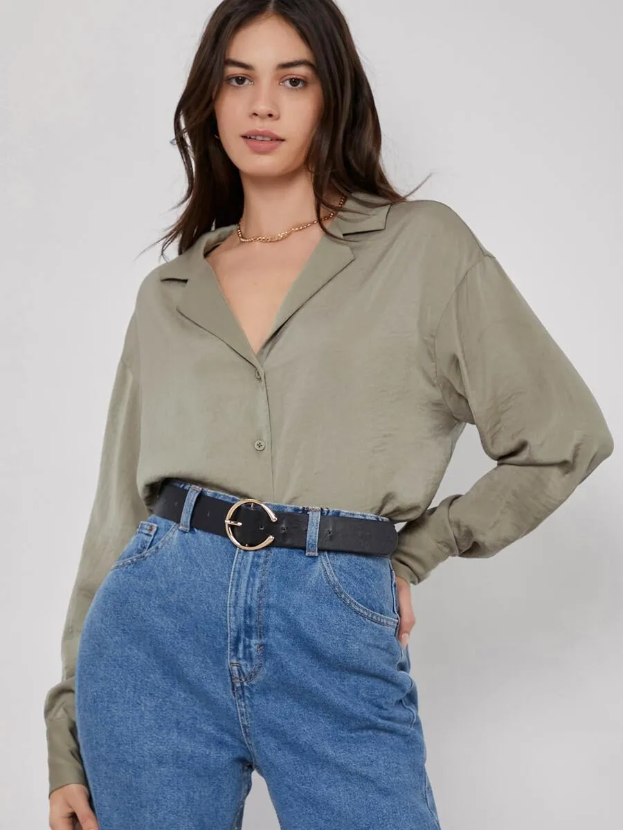 Basic Button-up Blouse