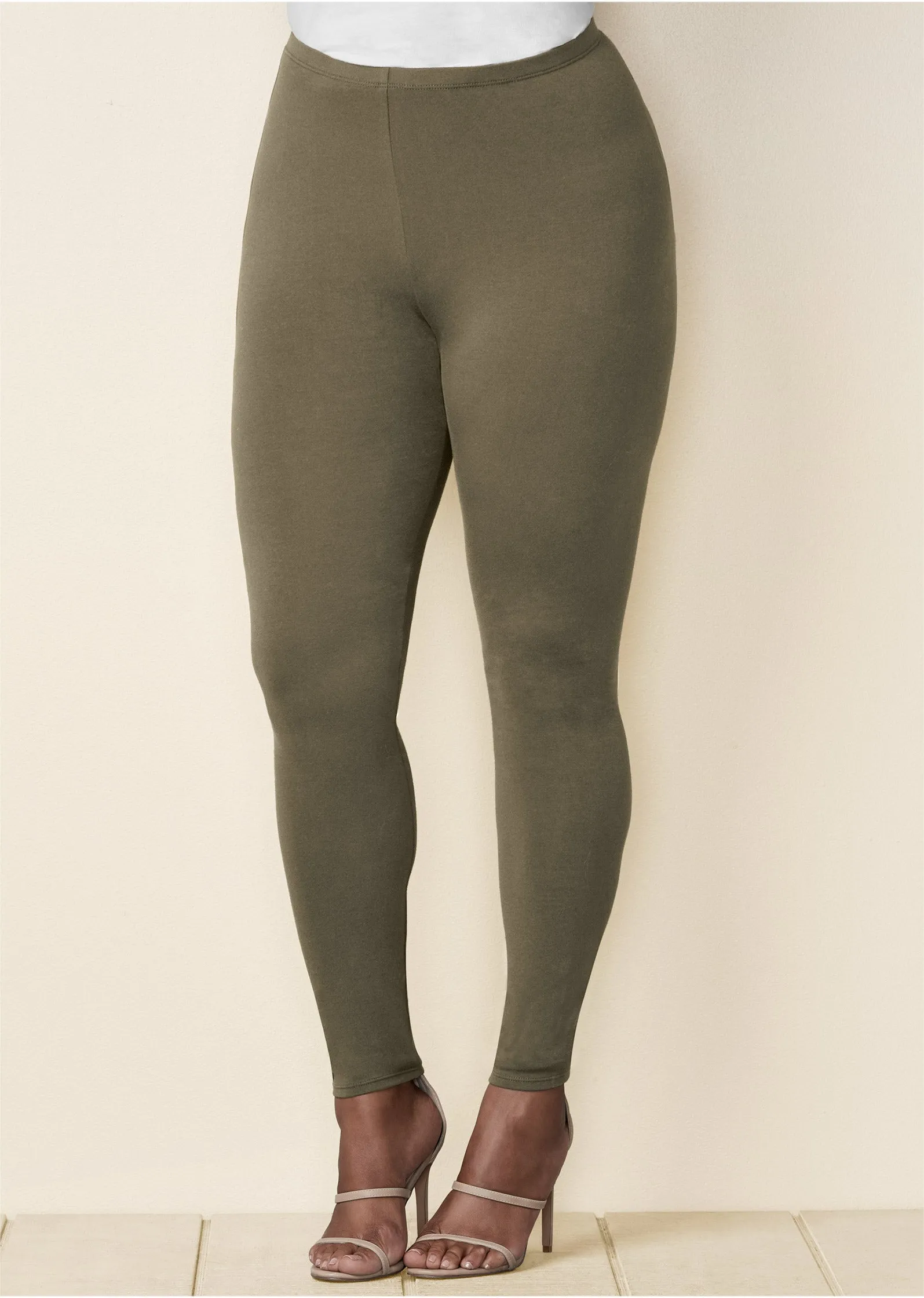 Basic Leggings - Olive