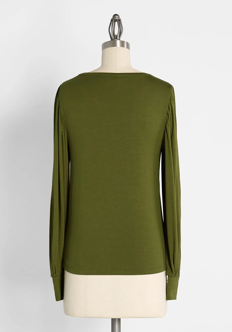 Beyond Basic Long Sleeve Top