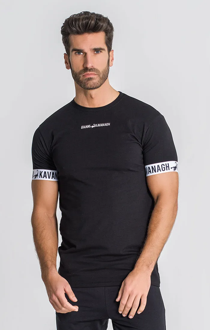 Black Drift Elastic Tee