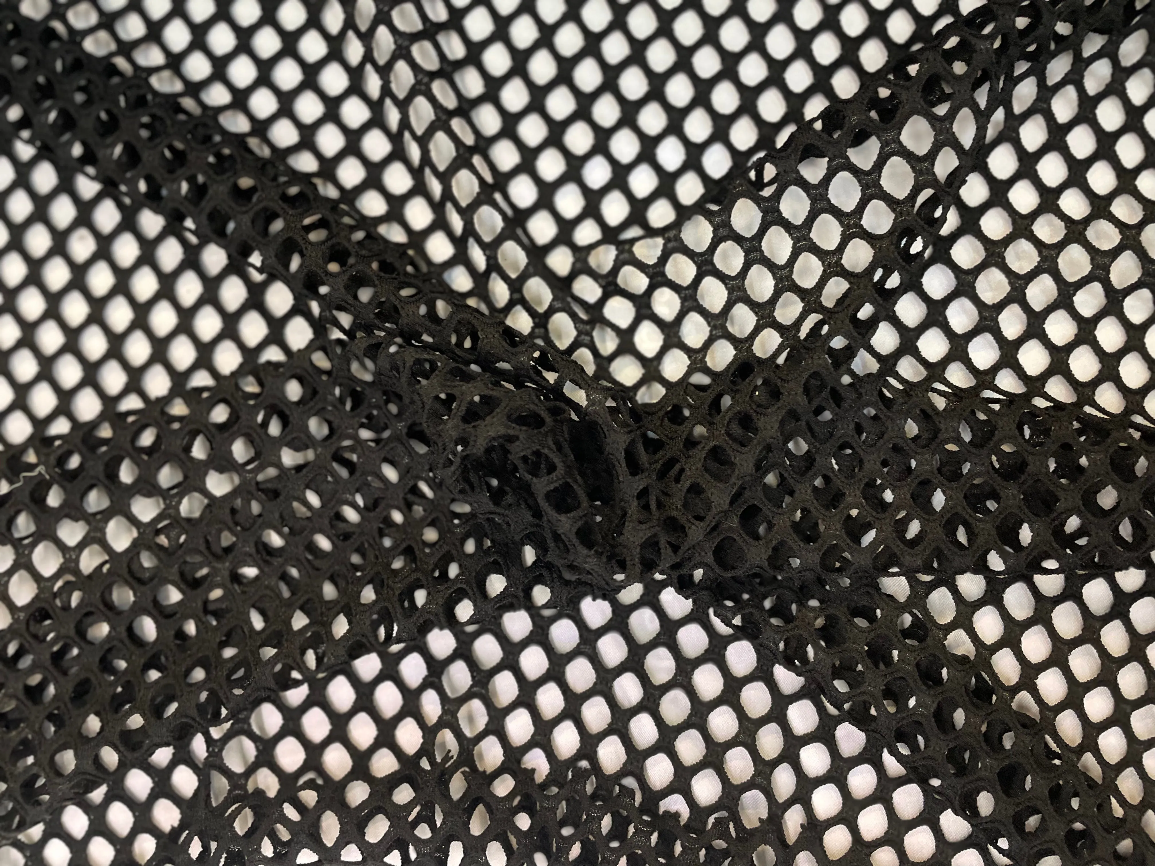 Black Stretch Mesh - Fishnet