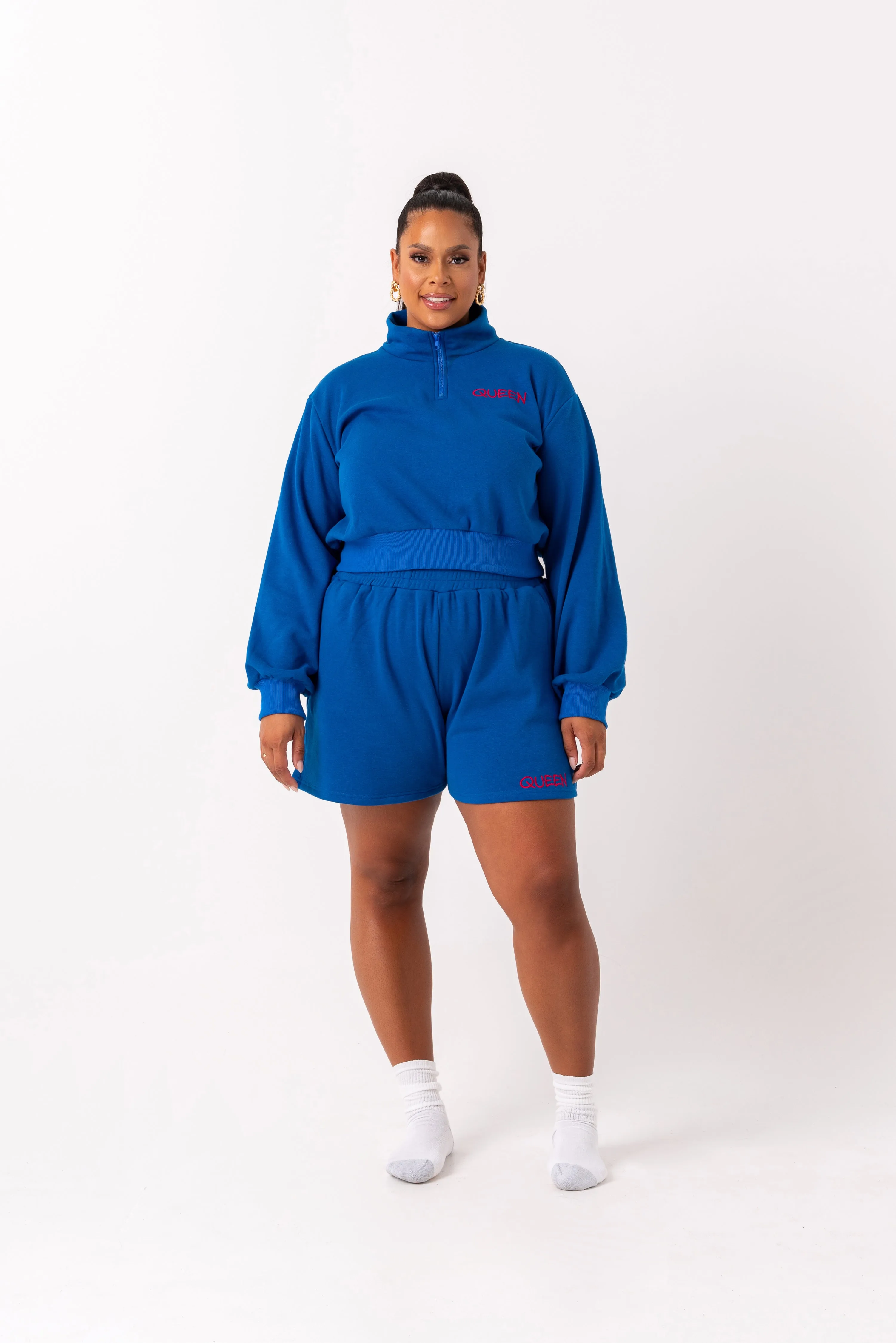 BLUE QUEEN Pullover SHORT Set