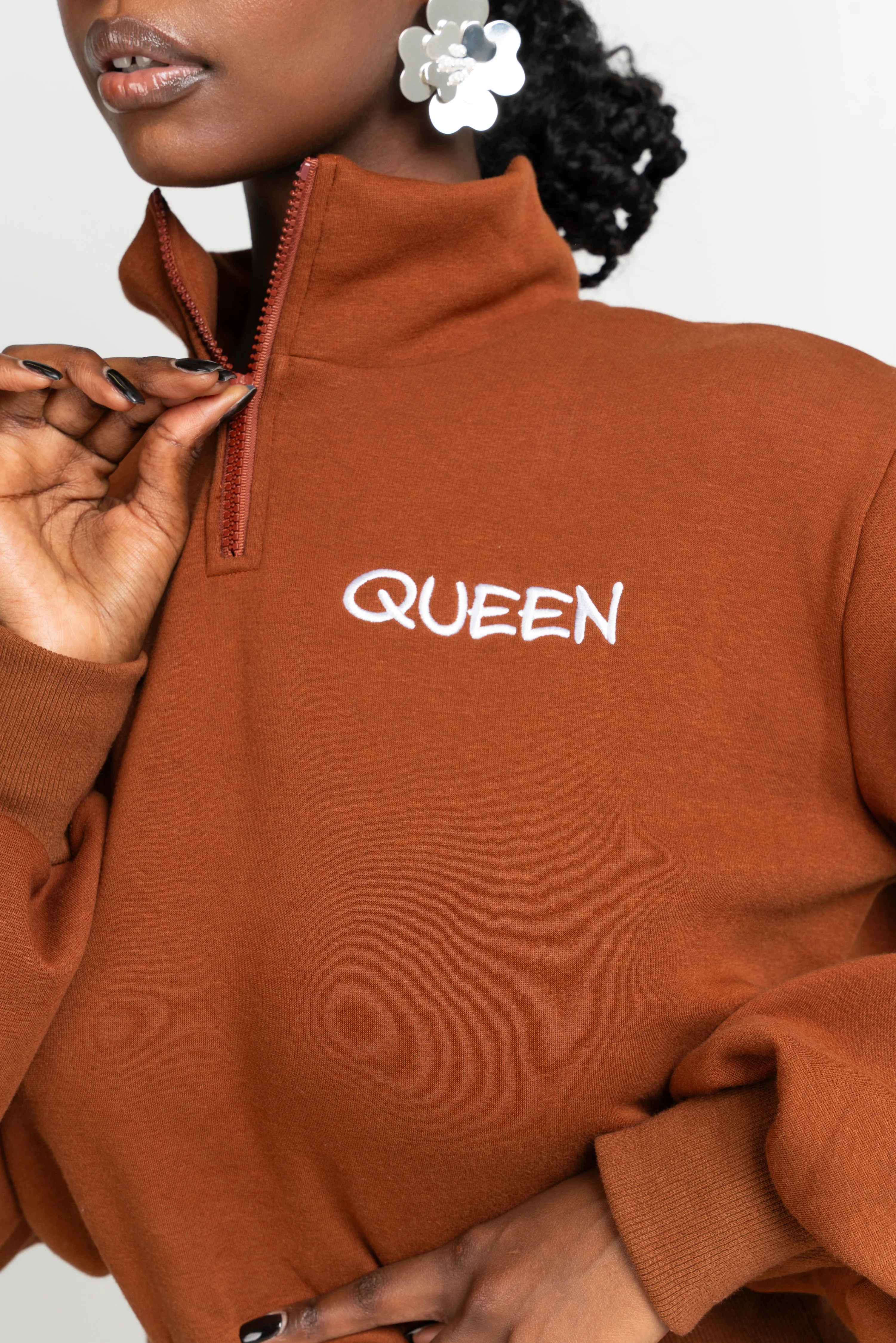 BROWN QUEEN Pullover JOGGER Set