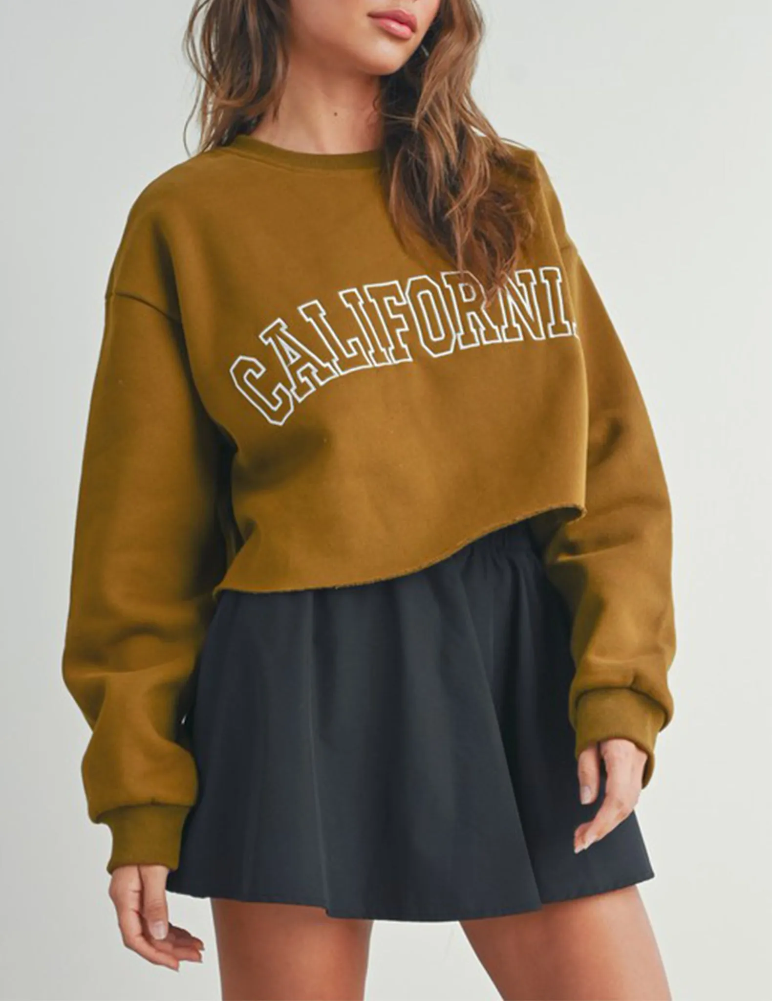 California Embroidered French Terry Sweatshirt