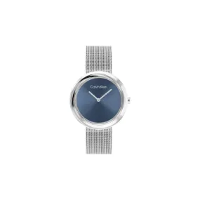 Calvin Klein Blue Dial with Spiral Bezel Watch Ref :25200014