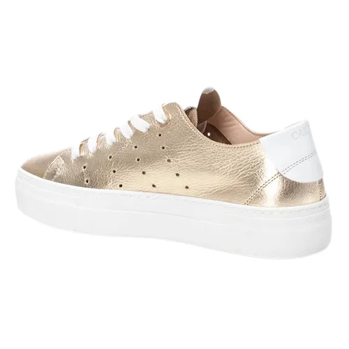 Carmela Ladies Flatform Trainers - 161337 - Gold