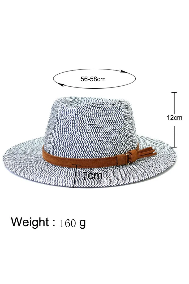 CASUAL FASHION DANDY WOMAN PANAMA HAT