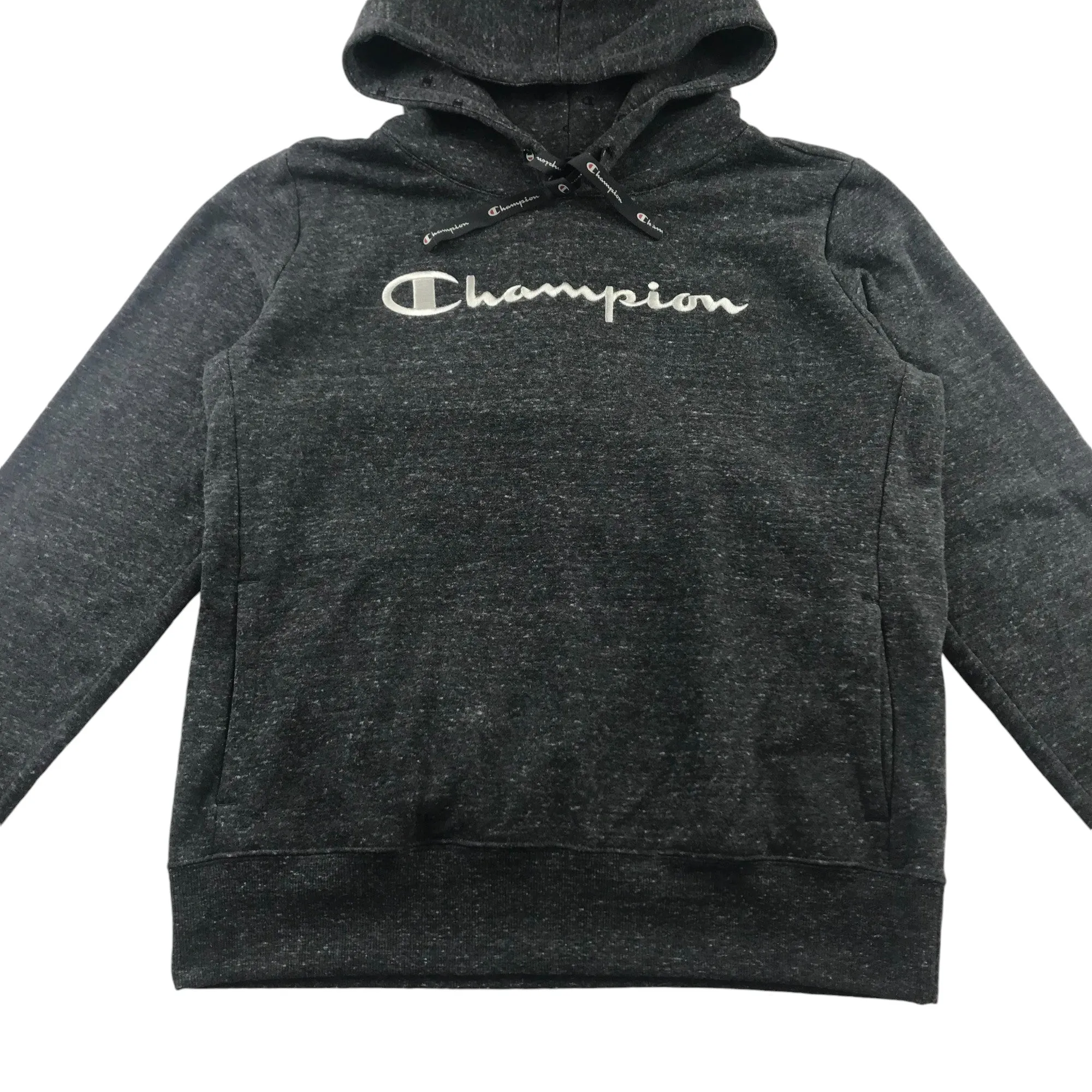 Champion hoodie women size L grey pullover jersey