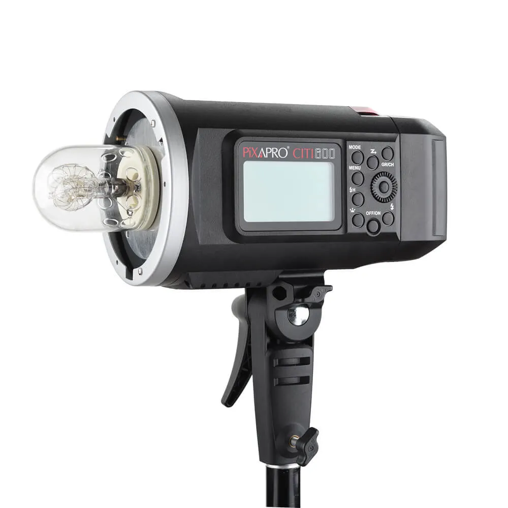 CITI600 Manual Battery Powered Three Head Boom Flash Kit  (GODOX AD600BM)