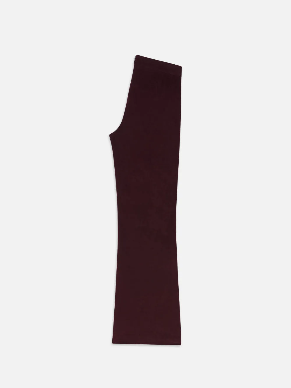 Crop Velvet Wide Leg -- Wine