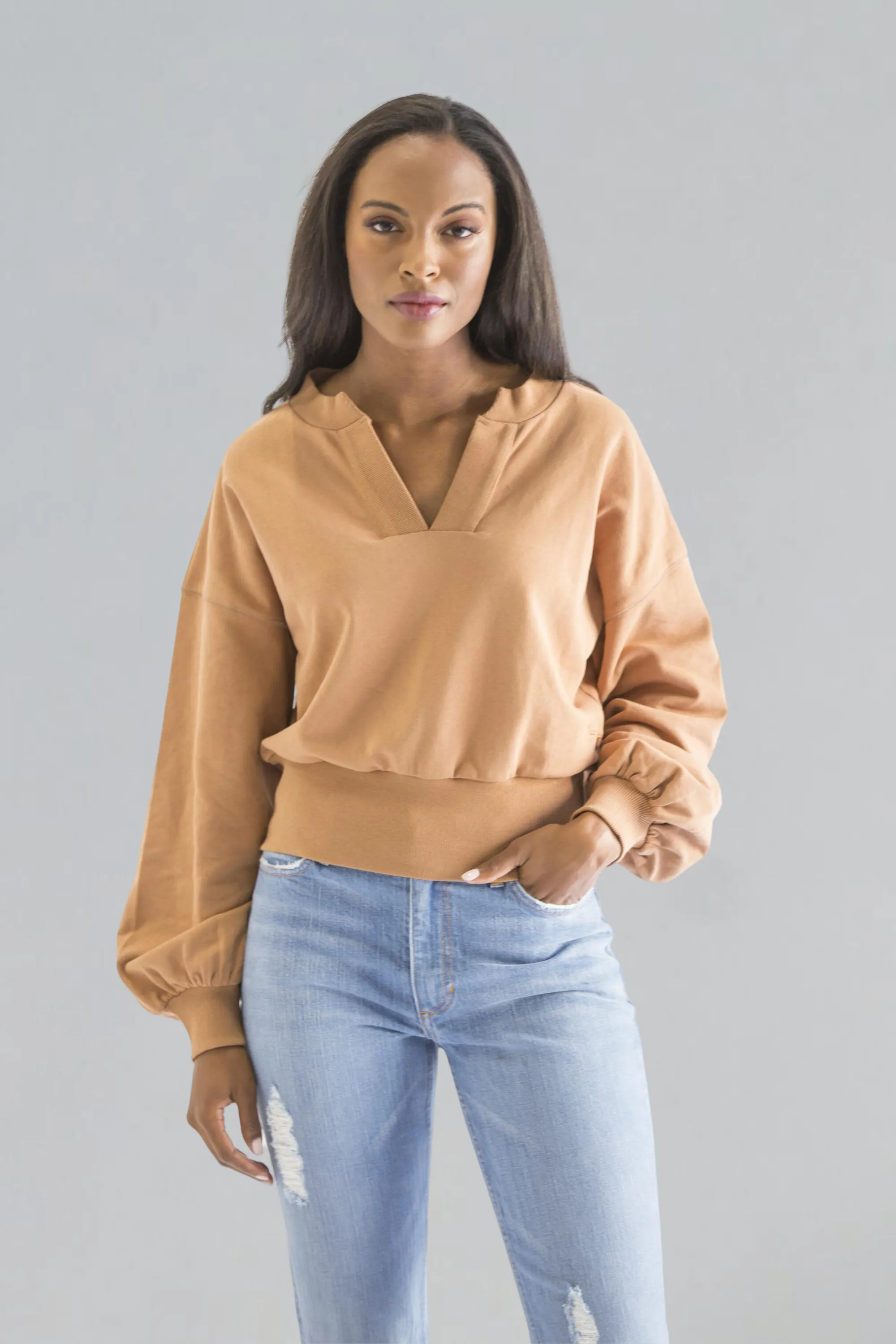 Dewey V Neck Top