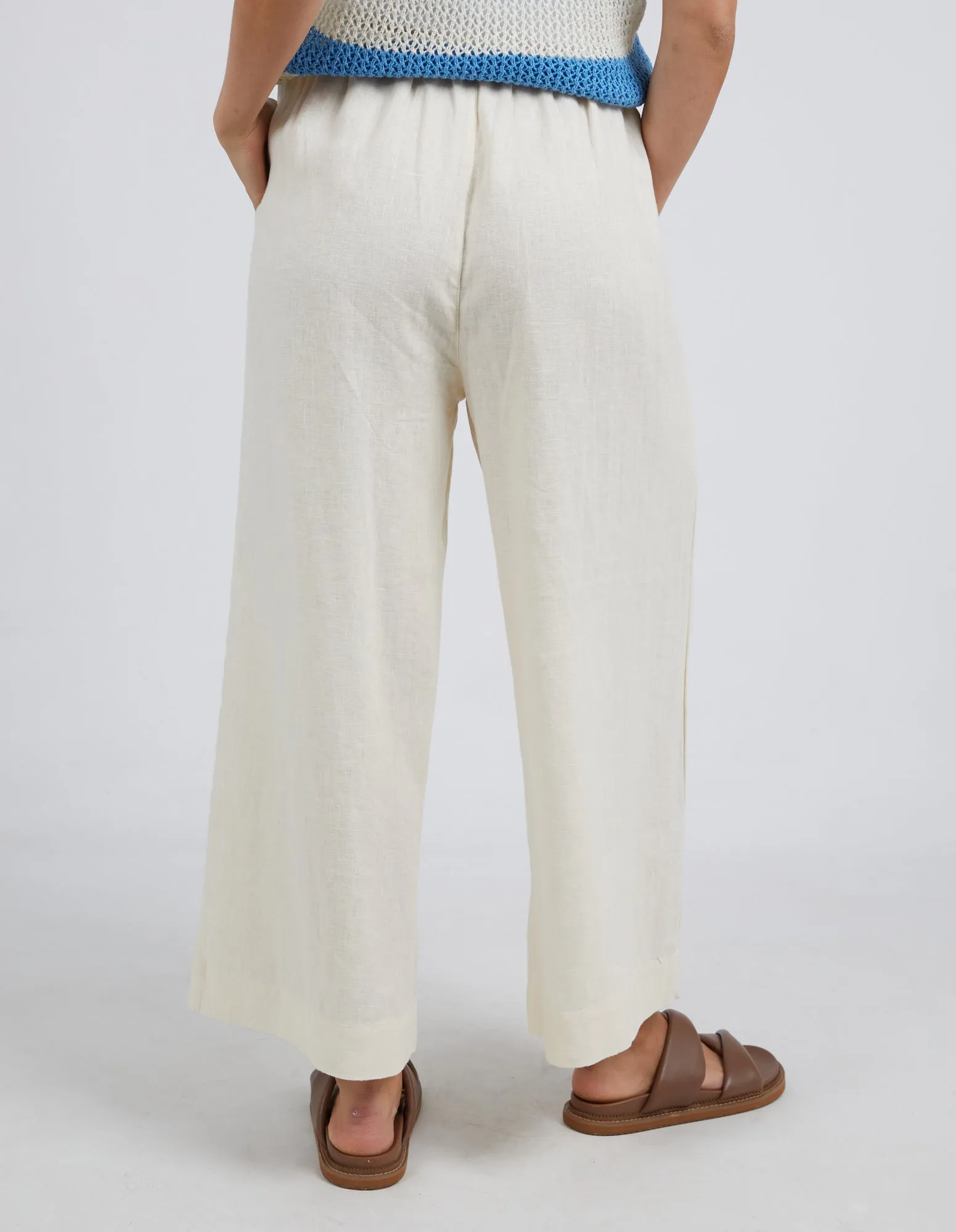 Dionne Wide Leg Pant Toasted Coconut