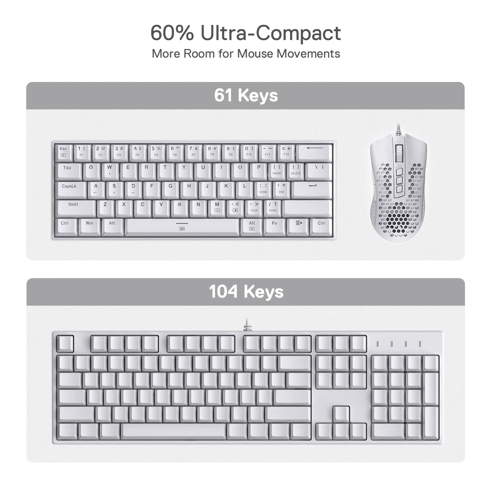 DRAGONBORN K630 Wired 60% Keyboard