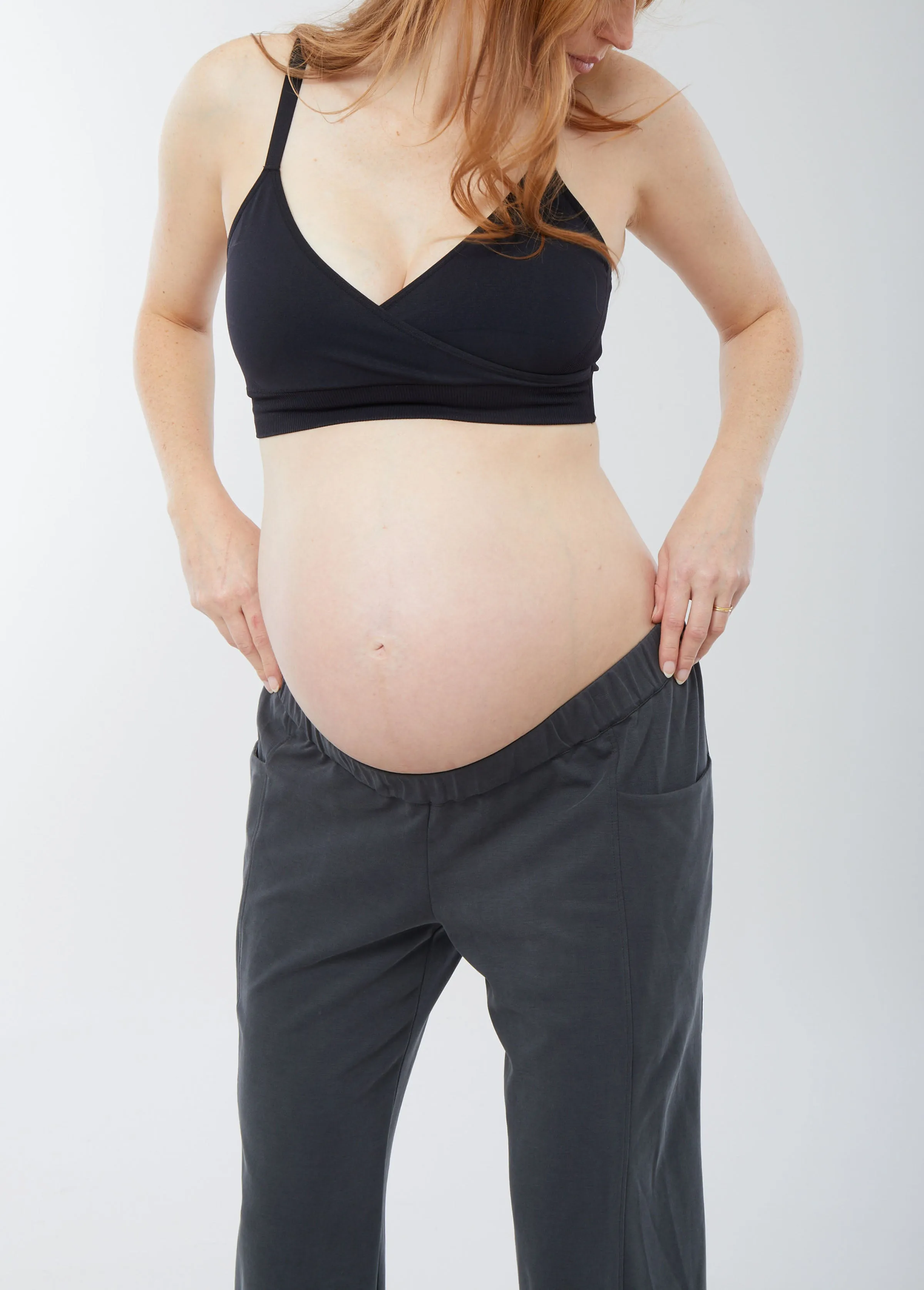 Easy Wide Leg Crop Maternity Pant