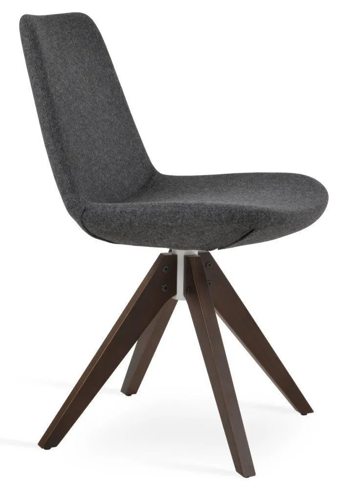 Eiffel Pyramid Swivel Dining Chair