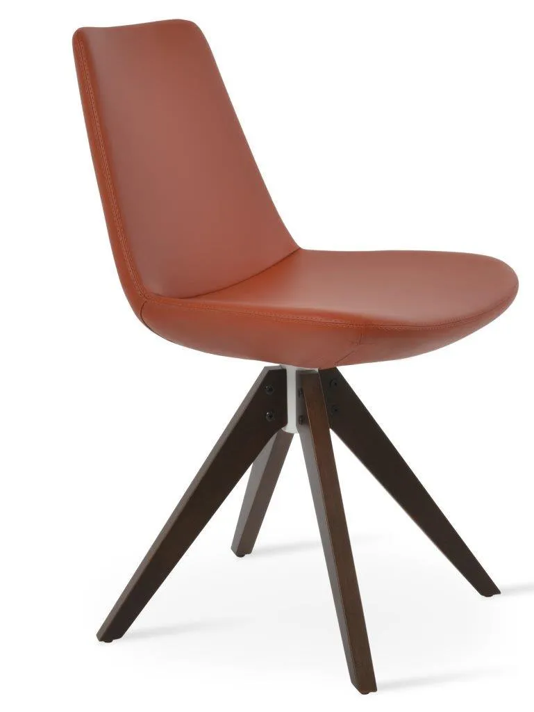 Eiffel Pyramid Swivel Dining Chair