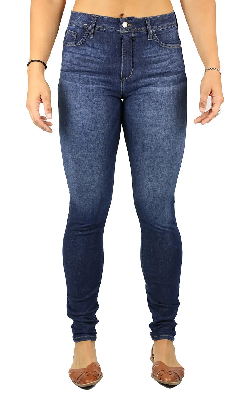 Emma Long Inseam High Rise Skinny Dark Wash