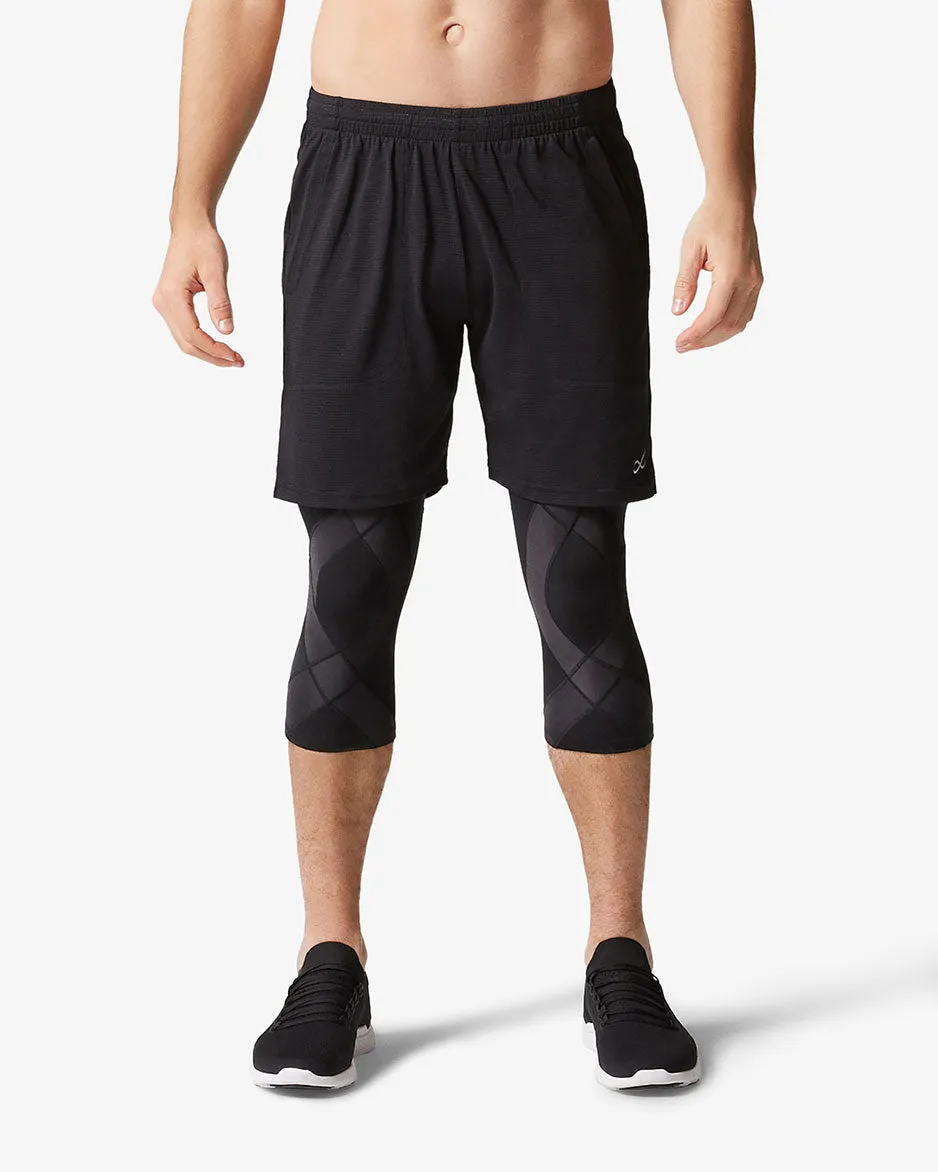 Endurance Generator Joint & Muscle Support 3/4 Compression Tight: Men's Black