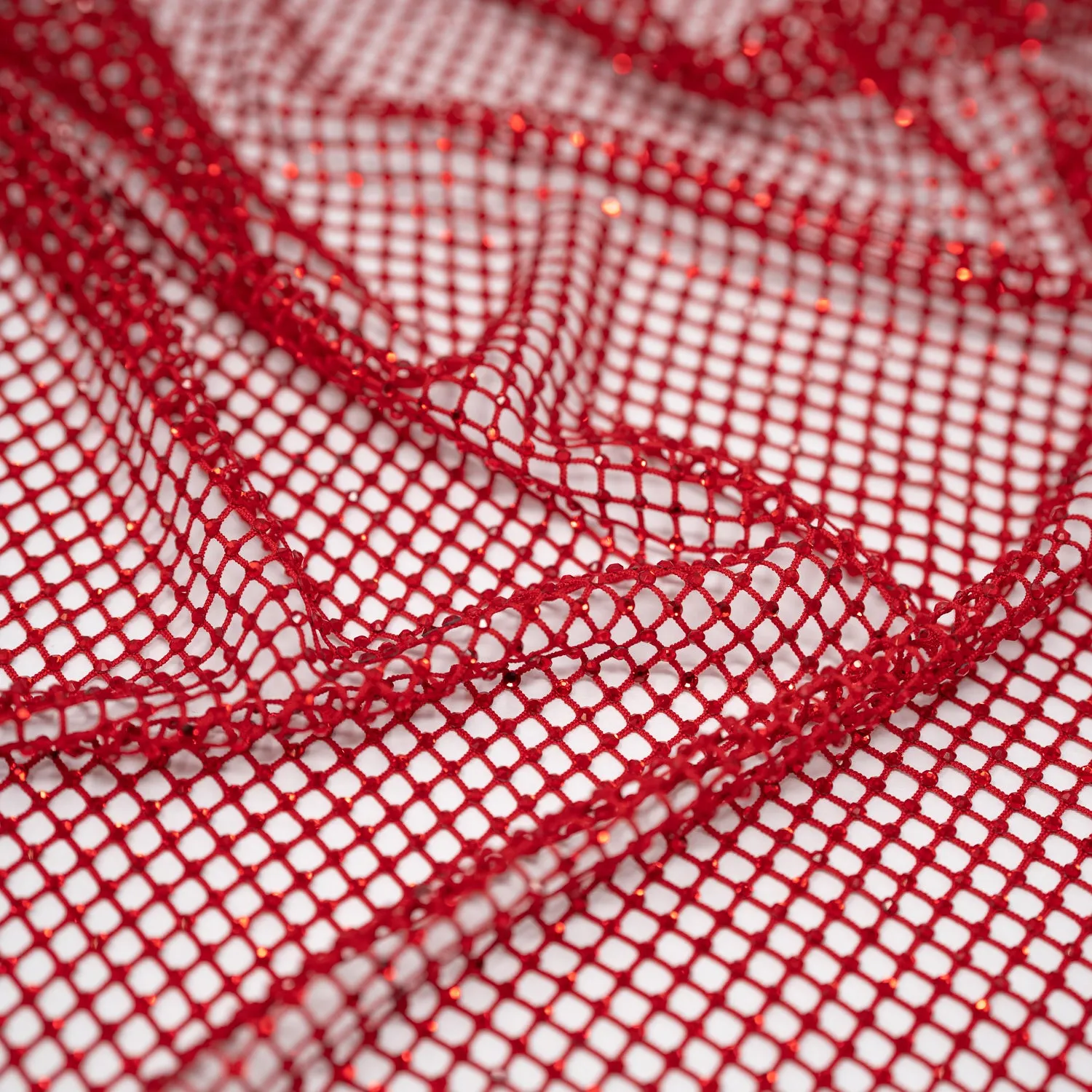 Enigma Diamond Fishnet Fabric | Blue Moon Fabrics