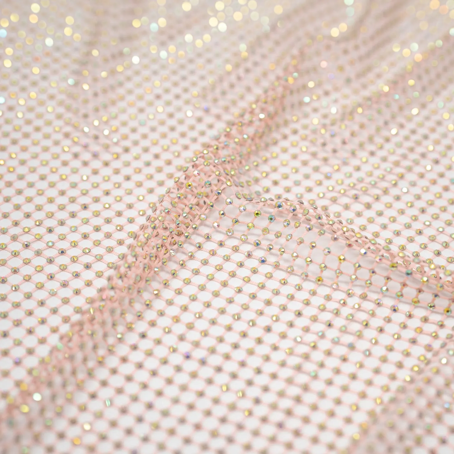 Enigma Diamond Fishnet Fabric | Blue Moon Fabrics