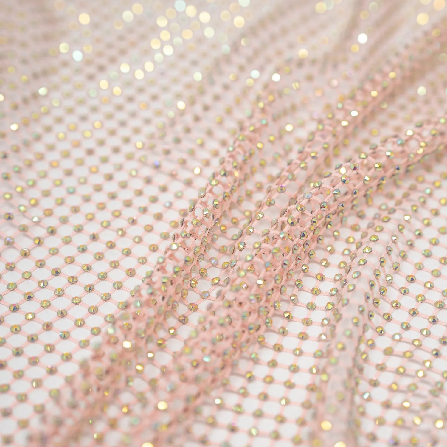 Enigma Diamond Fishnet Fabric | Blue Moon Fabrics