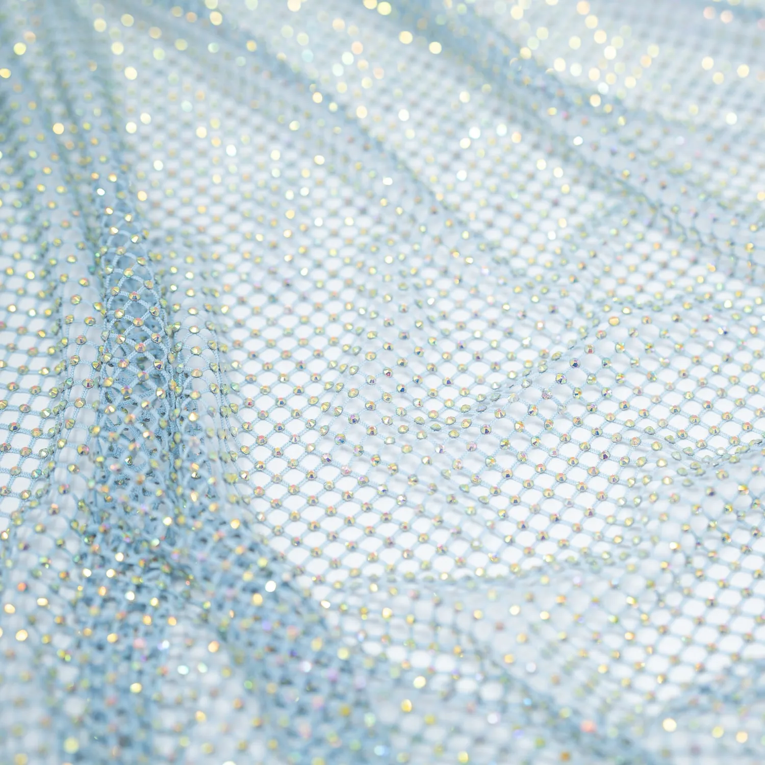 Enigma Diamond Fishnet Fabric | Blue Moon Fabrics