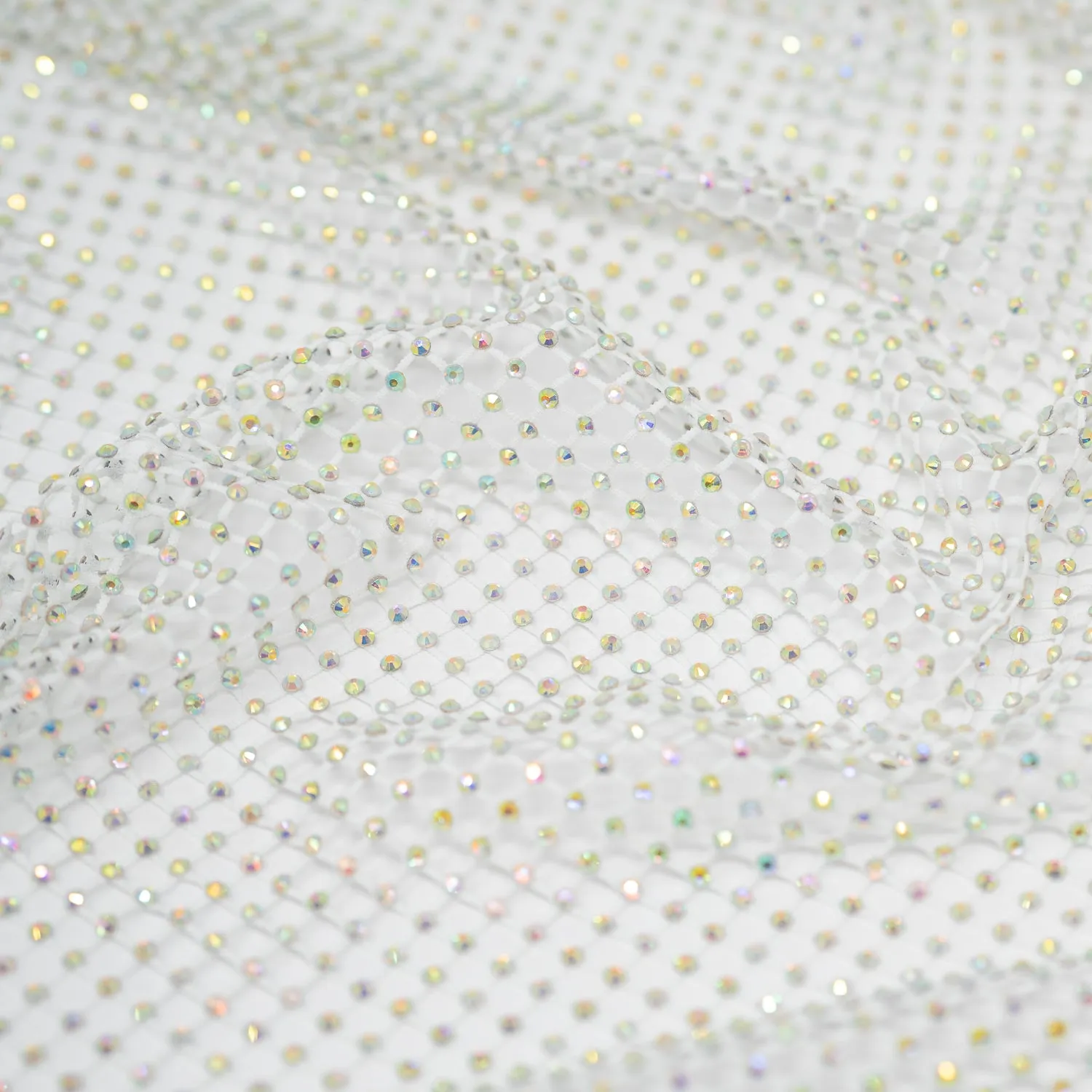 Enigma Diamond Fishnet Fabric | Blue Moon Fabrics