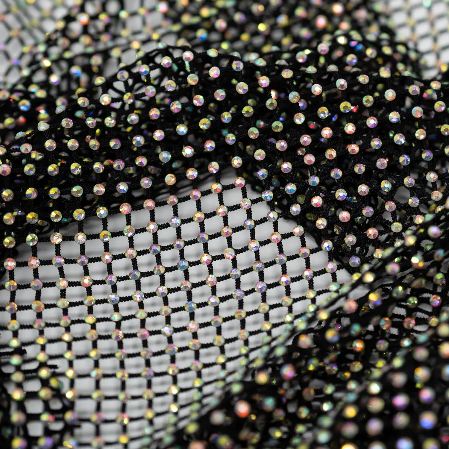 Enigma Diamond Fishnet Fabric | Blue Moon Fabrics