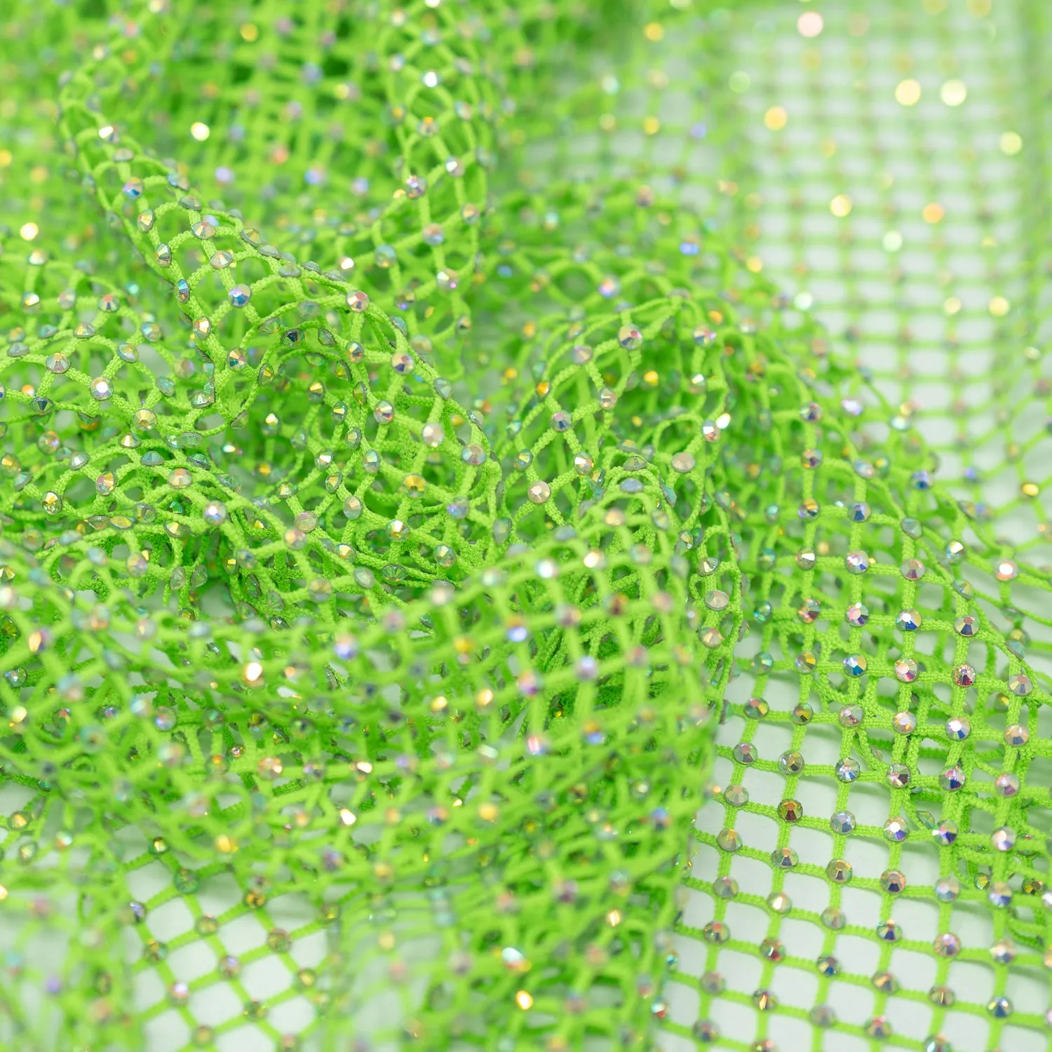 Enigma Diamond Fishnet Fabric | Blue Moon Fabrics