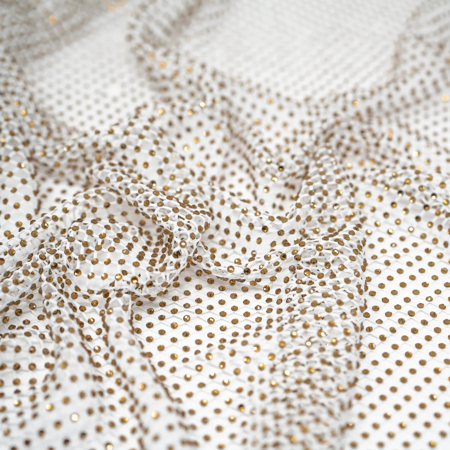 Enigma Diamond Fishnet Fabric | Blue Moon Fabrics