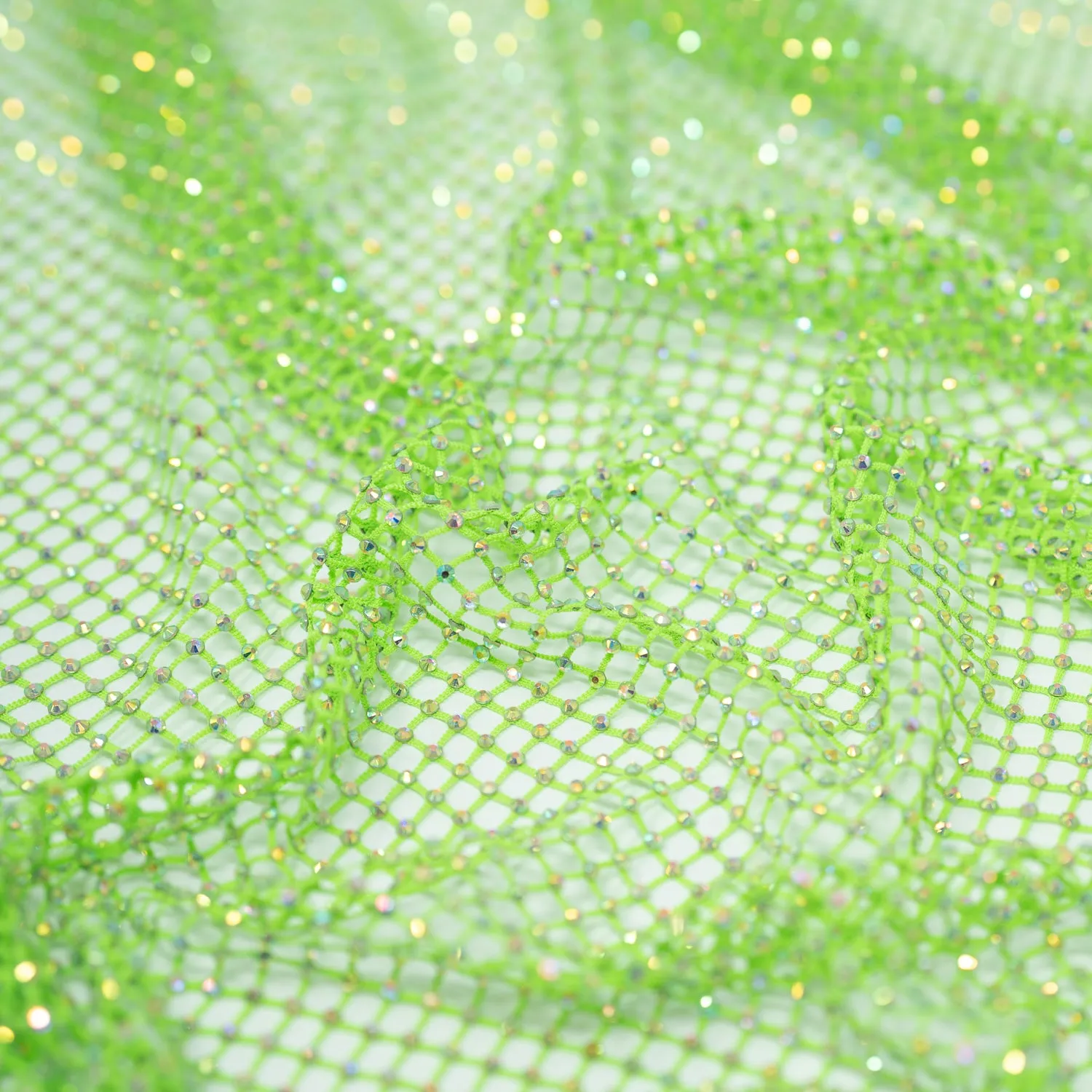 Enigma Diamond Fishnet Fabric | Blue Moon Fabrics