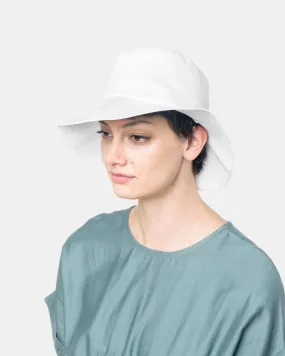 Fisherman Hat in White Linen