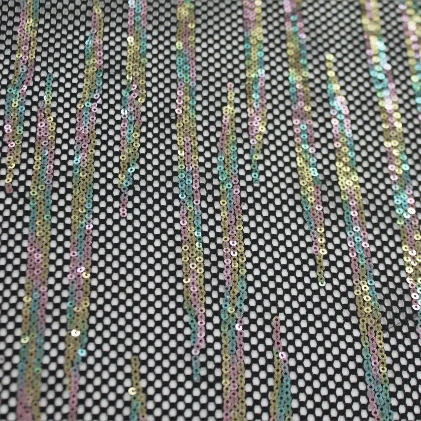 Flair Stretch Netting Sequin | Blue Moon Fabrics