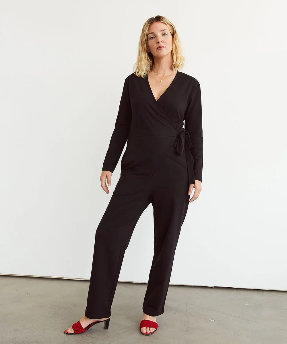 Flex Fit Wrap Jumpsuit - Final Sale