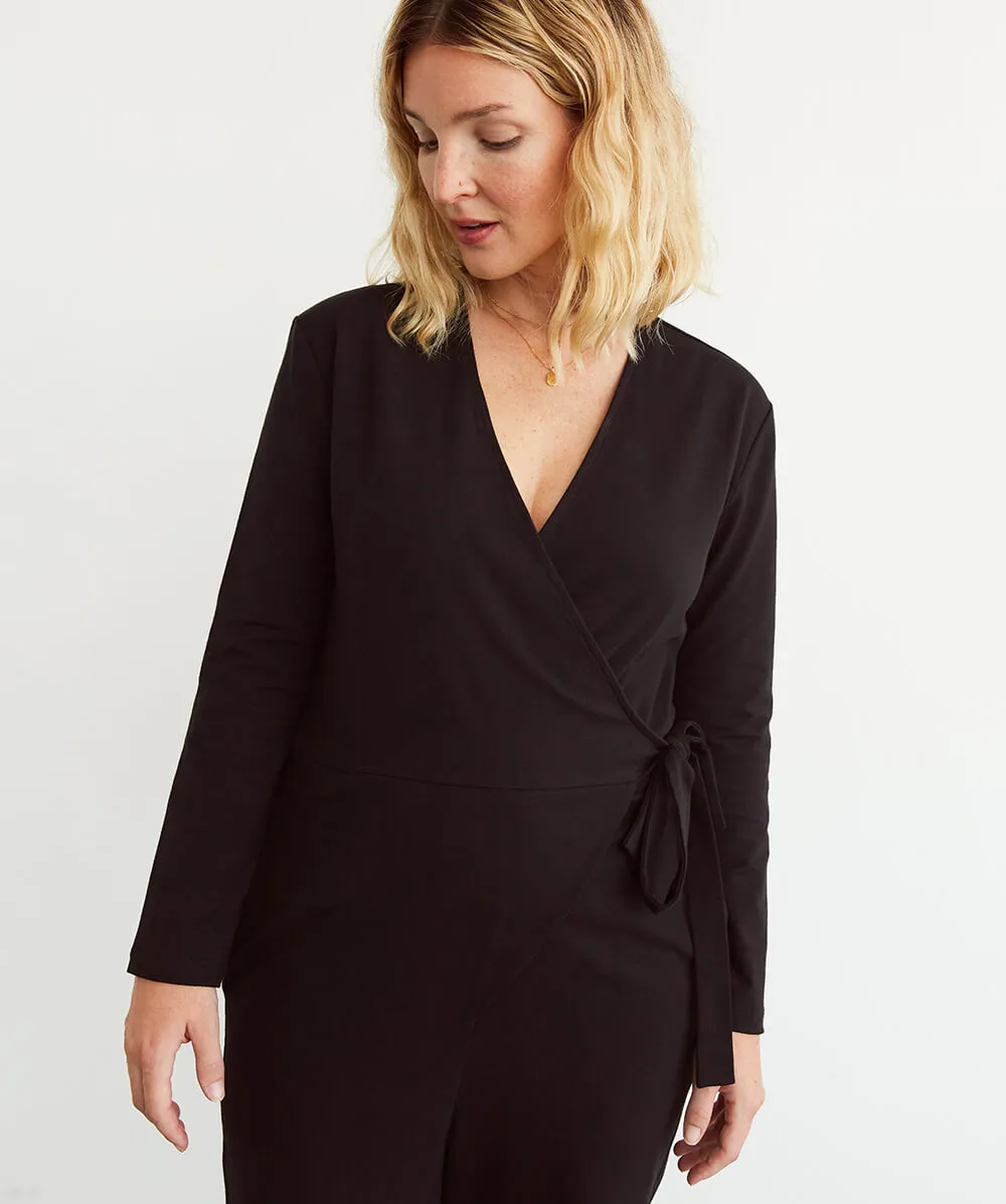 Flex Fit Wrap Jumpsuit - Final Sale