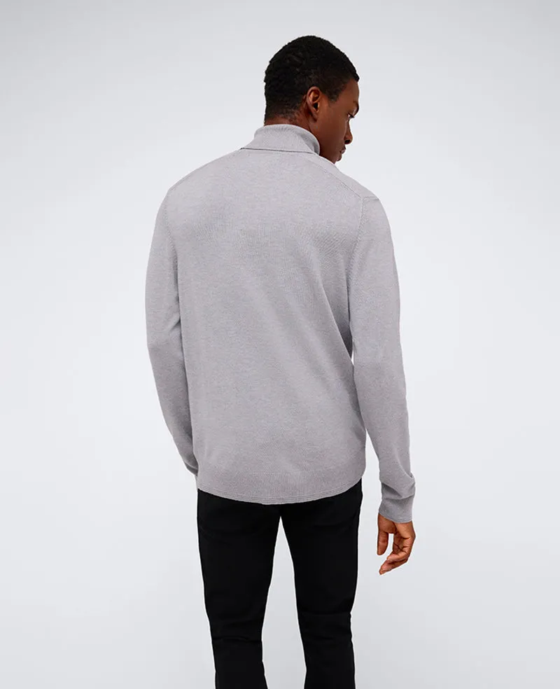 Foldover Turtleneck Sweater